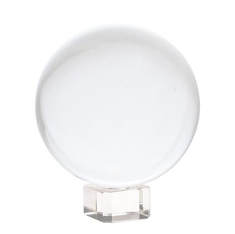 Glazen bol voor de fotografie 12cm + glazen voetje