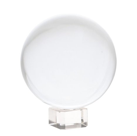 Glazen bol voor de fotografie 12cm + glazen voetje